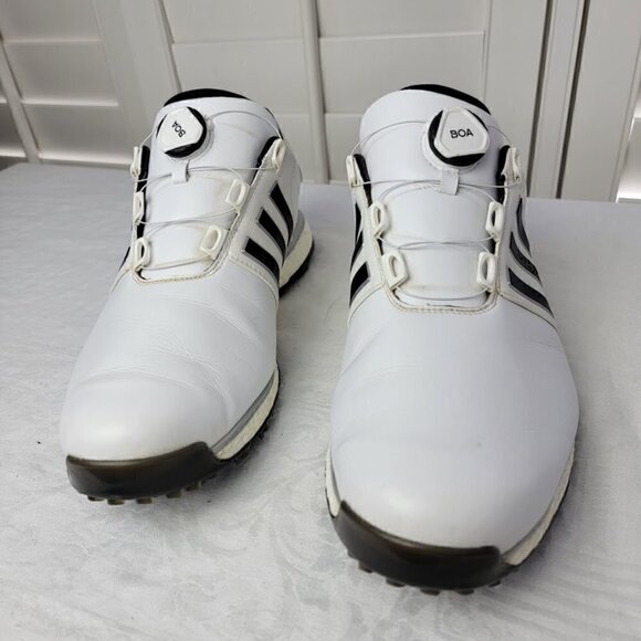 Adidas TOUR360 XT-SL BOA F34188 Spikeless White Black Mens Golf Shoes Size 11 main image 8